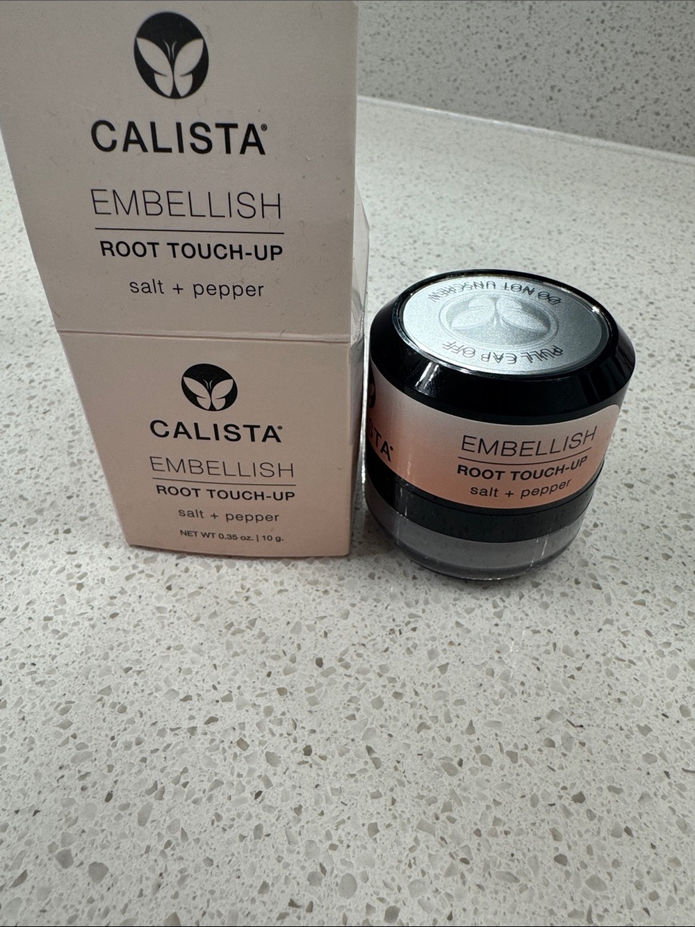 Calista Embellish Root Touch-Up in Salt + Pepper